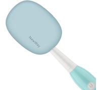 NewWay Mini UVC Toothbrush Sanitizer Cover Rechargeable Travel Toothbrush Sanitizer Case with Holder for Houshold and Traving or Business Trip Blue