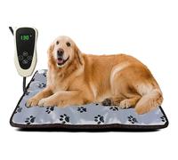 Newway Outdoor Extra Large Pet Heating Pad 33x20 in - Electric Heated Mat for Large Dogs & Cats, Chew-Proof, Anti-Overheat, Indoor/Outdoor Warmer