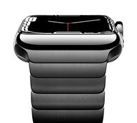 NewWays 38mm 40mm 41mm 42mm(Series 11/10) Metal Strap Compatible with Apple Watch,Solid Stainless Steel Link Replacement Band for iWatch Series 11/10/9/8/7/6/5/4/3/2/1/SE,Black