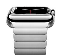 NewWays 38mm 40mm 41mm 42mm(Series 11/10) Metal Strap Compatible with Apple Watch,Solid Stainless Steel Link Replacement Band for iWatch Series 11/10/9/8/7/6/5/4/3/2/1/SE,Silver