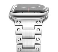 NewWays 42mm(Series 11/10) 41mm 40mm 38mm Compatible for Apple Watch Metal Strap,Solid Stainless Steel Link Bracelet Band for iWatch Series 11/10/9/8/7/6/5/4/3/2/1/SE,Silver