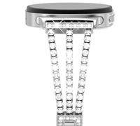 NewWays Compatible for Samsung Galaxy Watch 8 40mm 44mm/8 Classic 46mm Bands, Women Metal Replacement Bling Jewelry Bracelet Rhinestone Strap Wristband for Galaxy Watch 8/8 Classic