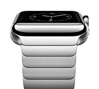 NewWays Grade2 Titanium Band Compatible with Apple Watch Ultra 3 2 Band 49mm, iWatch Series 11 10 46mm 45mm Series 9/8/7 44mm Series 6/5/4 SE Titanium Metal Link Bands, Silver