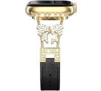 NewWays Leather Bracelet Compatible with Apple Watch 42 mm (Series 11/10) 40 mm 41 mm 38 mm, Women's Bling Bracelet for iWatch SE (2025-2020) Series 11 10 9 8 7 6 5 4 3 2 1, 38mm/40mm/41mm/42mm(Series