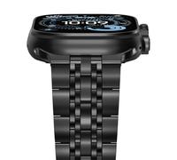 NewWays Metal Strap Compatible with Apple Watch Straps 42mm(Series 11/10) 41mm 40mm 38mm,Stainless Steel Link Replacement Bands for iWatch SE Series 11 10 9 8 7 6 5 4 3 2 1,Black