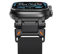 NewWays Metal Strap Compatible with Apple Watch Straps 49mm 46mm 45mm 44mm 42mm(Series 3 2 1) Women Men,Milanese Magnetic Replacement Band for iWatch Ultra 2/Ultra Series 10 9 8 7 6 5 4 3 2 1 SE,Black