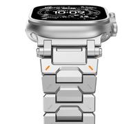 NewWays Metal Strap for Apple Watch 49mm 46mm 45mm 44mm,Silver