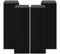 Newwiee 100 Pieces Large Black Microfiber Salon Towels Bulk 16 x 27 Inch Absorbent Hair Drying Towels Bleach Proof Hand Towels Salon Towels Set for Gym Bath Spa Shaving Shampoo Home