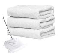 Newwiee 3 Pcs Extra Large Microfiber Cleaning Cloth 30" x 20" Washable Reusable Microfiber Towel Streak Free Lint Free Cloth for Cleaning Home Glass Office Window Bathrooms Kitchens Car, White