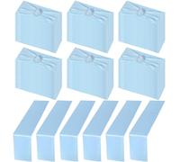 Newwiee Spandex Chair Sashes Bows with Buckle Baby Shower Stretch Chair Elastic Bands Ties for Wedding Fiesta Party Banquet Hotel Events Ceremony Birthday Decoration(Sky Blue)