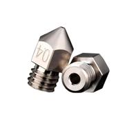 Newwish MK8 Nozzle 0.4mm,Ender 3 V2 Plated Copper Nozzle for 3D Printer Hotend Ender 3/Pro/V2/Max/Ender 5/Plus/CR-10/10S/S4/CR-6SE/Ender 3 S1/Ender 3 Neo/Neptune 3 Series Extruder Nozzles.(2pcs)