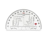 Newwyt Military Protractor Coordinate Scale for Topographical Map Reading and Land Navigation Map Reading Ruler ABS