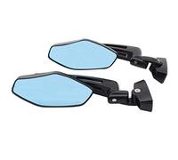 NewYall Set of 2 Right and Left Black Racing Rear view Mirror