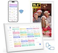 NEWYES 2026 Digital Calendar, 15.6" Touchscreen Interactive Family Planner, Chore Chart & Parent-Child Reward System with Full HD 1920×1080 IPS Display, Christmas Gifts for Home Organisation