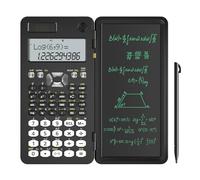 NEWYES Scientific Calculator with Writing Tablet, Upgraded 991MS, with Solar Battery, 349 Functions, Professional Portable Foldable Calculator Notepad for Students, Teacher, Engineer