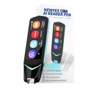 NEWYES Pen Scanner| Freestanding Wireless| LCD Touch Screen| OCR Reading Pen| Multilingual Translator| Voice & Scan to Text