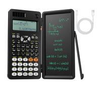 NEWYES Rechargeable Scientific Calculators 991ES MAX, 417 Functions, Writing Pad, Foldable Hard Case, 4-Line Written Display Advanced Calculators for Students School Engineering, Dual Power