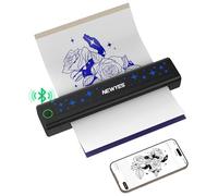 NEWYES Tattoo Stencil Printer, Portable Tattoo Printer Suitable for Professionals and Beginners, Compatible with Phones, Tablets, and Computers, 10 Pcs Tattoo Disposables