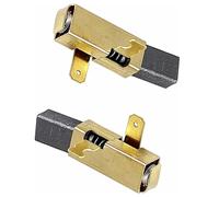 Newyuan 1 Pair 491704 492014 Carbon Brush Replacement Compatible with FESTOOL TS55 TS75 AP55EB AP65EB AT55E AT65EB, Power Tools 6.3x10x17.5mm 6x7.8x16mm