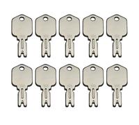 Newyuan 10PCS Forklift Keys Replace 166 1430 186304 51335040 A214062 Ignition Keys Compatible with Clark, Yale, Hyster, Hypac, Komatsu, Mustang, Gehl, Daewoo and more Heavy Equipment