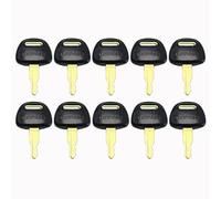 Newyuan 10pcs Hitachi H800 Excavator Ignition Key Compatible with John Deere Fiat Case Excavator Digger Industrial Plant Key H800