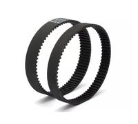 Newyuan 2Pcs Rubber Scarifier Drive Belt, HTD 295-5M-12 Timing Belt 59 Teeth Compatible with King Craft, Top Craft and Einhell Royal Scarifier