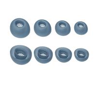 Newyuan 4 Pairs Silicone Ear Tips With Filter Screen Compatible with JBL Live Beam 3 Live Buds 3 Earbuds (Blue)
