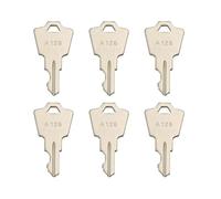 Newyuan 6Pcs Ignition Keys Replacement - A126 Compatible with APEM, KAC, ELEDIS Switch, JD Start Key
