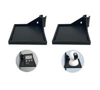 Newyuan Grow Tent Corner Shelf, Shelves for Place The Hygrometer, Camera & Planting Equipment, 16mm Poles (2, Black)