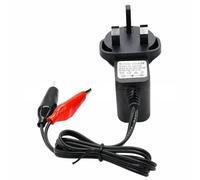 Newyuan Sealed Lead Acid Battery Charger with Alligator Clip and LED Indicator Light, 12V 1A(SLA) Pb Battery Smart Charger for Car Moto Lawnmower