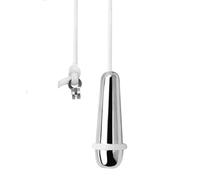 NewZC 1PCS Bathroom Light Pull Cord with 150cm Adjustable White Nylon Cord
