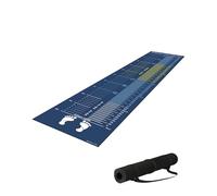 Newzela 12ft Standing Long Jump Mat for Kids and Adults - Non-Slip Exercise Mat with Measurement Lines, Training Pad for Gym Floor, Jump Rope, PE Class, Track and Field, Home or School Use