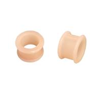 NewZenro Hollow Flesh Skin Colored Ear Gauges Tunnels Plugs Soft Silicone Expanders Stretcher Double Flared Hide Retainer Earrings Fashion Body Piercing Jewelry for Women Men Gift, 9/16"(14mm),