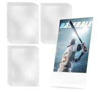 NEWZEROL 150 Pcs Glossy & Matte Dual-Layer Card Sleeves, Clear Front & Anti-Glare Back for TCG, MTG, Sports & Trading Cards - 66x91mm