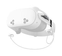 NEWZEROL Type C Headphones Compatible for Quest 3S, Exclusively Designed Accessories with PD100W Type C Charging Adapter, Ensures Continuous Quick Charging when Using Headphone Audio -White