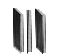 NEX&CO Mini Stitch Fastener Refills, 10000 Pcs 4.4mm / 0.18inch Extra Fine Stitch Gun Fasteners, Tiny Smallest Clothing Tag Barbs Attachments for All Micro Tag Gun(Not for Standard) - Black
