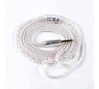 NEX KBEAR Balanced 4 Pole 4.4mm Earphone Replacement Cable 16 Core Upgrade Silver Plated Copper Cable 2 Pin Detachable Cable for AS10 ZS7 AS06 ZS6 ZSR ZS10 TRN V80 V20 CCA C10 C16 (2PIN 4.4mm)