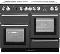 Rangemaster Nexus NEX110EISL/C 110cm Electric Range Cooker with Induction Hob - Slate - A/A Rated, Graphite