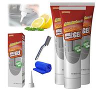 Nexa-Remover Gel,Nexa-mold remover gel,Highly Effective In Penetration, Suitable For Bathroom And Kitchen Tile Gaps, Wall Cleaning, Safe Formula That Does Not Damage The Surfaces (White x 3)