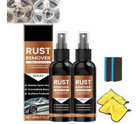 Nexa Rust Remover Spray, Rust Remover for Metal, Nexa 2.0 Anti Rusts Iron Out Spray, Nexa Anti Rusts Iron out Spray, Heavy Duty Rust Dissolver for Metal, Tools, Cars, Chains (2pcs)