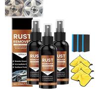 Nexa Rust Remover Spray, Rust Remover for Metal, Nexa 2.0 Anti Rusts Iron Out Spray, Nexa Anti Rusts Iron out Spray, Heavy Duty Rust Dissolver for Metal, Tools, Cars, Chains (3pcs)