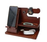 NexaGeniX Eyewear Stand Solid wood phone stand multifunctional desktop organizer hanging rack for watches, glasses, Keys accessories Display Stand