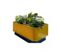 NexaGeniX Flower Box Outdoor Planting Box Square Commercial Street Rectangular Flower Bed