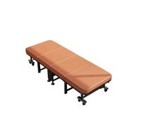 NexaGeniX Outdoor Folding Bed Adjustable Headboard Folding Bed, Office Lounge Chair, Hospital Companion Bed Recliner(Black,XL)