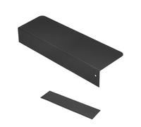 Nexarelle Metal Kitchen Refrigerator Gap Partition, 30 x 10cm Countertop Gap Extension Board - Magnetic Adjustable Refrigerator Side Partition Between Countertop and Walls, Black