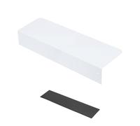 Nexarelle Metal Kitchen Refrigerator Gap Partition, 30 x 10cm Countertop Gap Extension Board - Magnetic Adjustable Refrigerator Side Partition Between Countertop and Walls, White