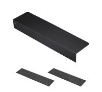 Nexarelle Metal Kitchen Refrigerator Gap Partition, 40 x 10cm Countertop Gap Extension Board - Magnetic Adjustable Refrigerator Side Partition Between Countertop and Walls, Black