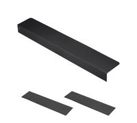 Nexarelle Metal Kitchen Refrigerator Gap Partition, 60 x 10cm Countertop Gap Extension Board - Magnetic Adjustable Refrigerator Side Partition Between Countertop and Walls, Black