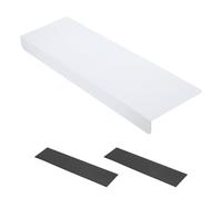 Nexarelle Metal Kitchen Refrigerator Gap Partition, 60 x 20cm Countertop Gap Extension Board - Magnetic Adjustable Refrigerator Side Partition Between Countertop and Walls, White
