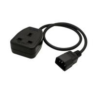 NEXAVKPR 1.8m UK Power Cord IEC320 C14 Male to Female UK Adapters | Power Cord for Various Devices, Safe Shrapnels Designs, Consumer Electronics, 10A13A / 250V
